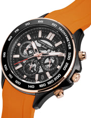 Filippo Loreti Ascari Monza Skeleton Black Rose Tiger Rubber - Watches.com - 01070