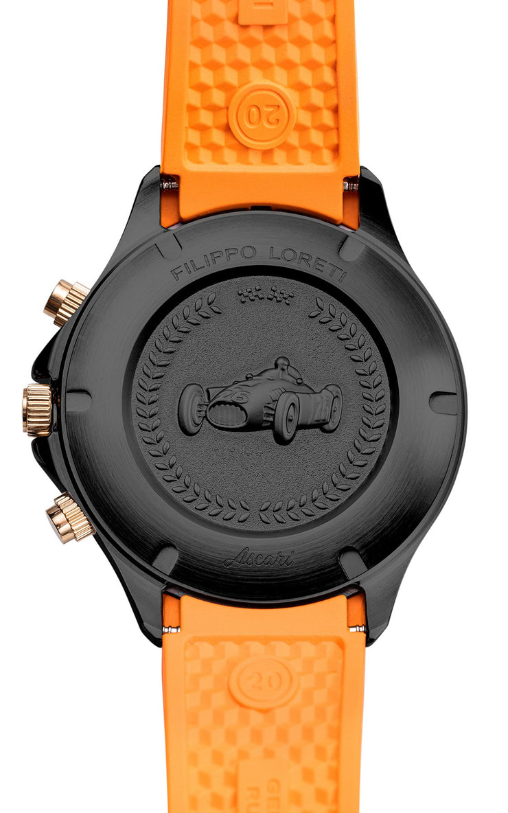 Filippo Loreti Ascari Monza Skeleton Black Rose Tiger Rubber - Watches.com - 01070