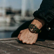 Filippo Loreti Ascari Moss Rose Gold Rubber - Watches.com - 00558