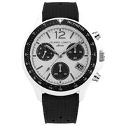 Filippo Loreti Ascari Scuderia Bianconero Chronograph White - Watches.com - 01105