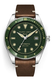 Filippo Loreti Eterno Automatic Green Diver - Watches.com - 00873