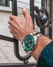 Filippo Loreti Odyssey Chrono Green - Watches.com - 00789