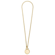 Fossil Jacqueline Gold Watch Locket Necklace - Watches.com - ES5292