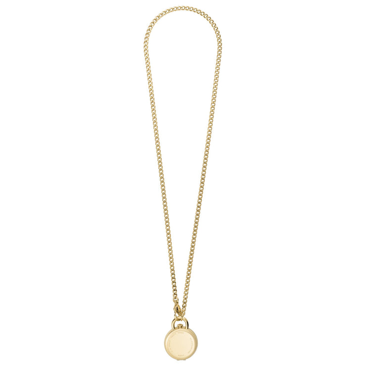 Fossil Jacqueline Gold Watch Locket Necklace - Watches.com - ES5292