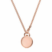 Fossil Jacqueline Rose Gold Watch Locket Necklace - Watches.com - ES5282