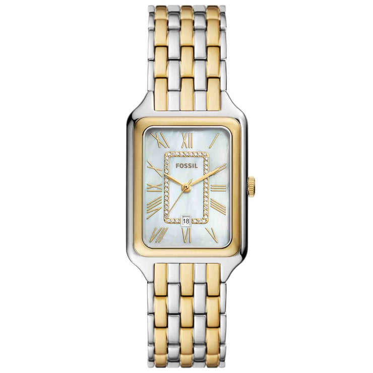 Fossil Raquel Date Silver Gold SS - Watches.com - ES5305