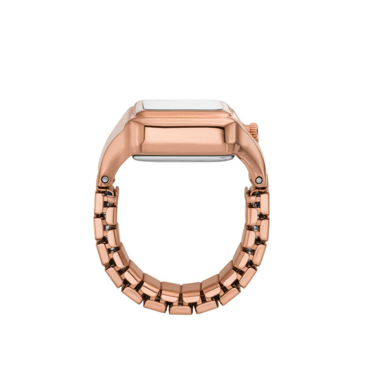 Fossil Raquel Watch Ring Rose Gold SS - Watches.com - ES5345