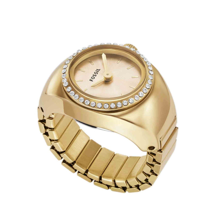 Fossil Watch Ring Gold SS - Watches.com - ES5319