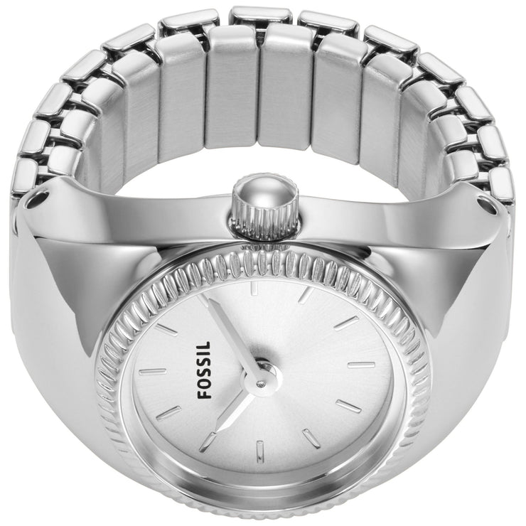 Fossil Watch Ring Two - Hand Silver SS - Watches.com - ES5245