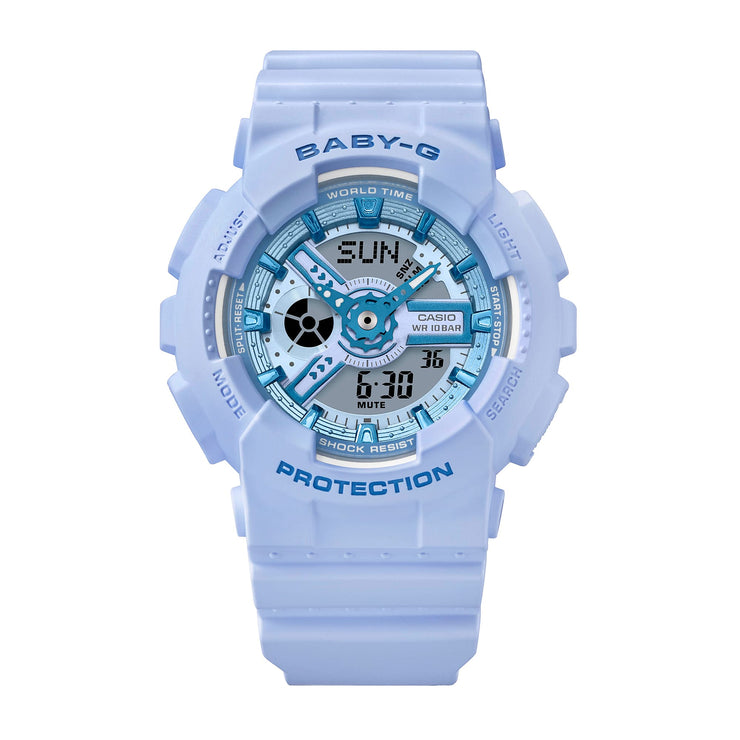 G - Shock BA - 110 Y2K Baby - G Ana - Digi Blue - Watches.com - BA110YK - 2A