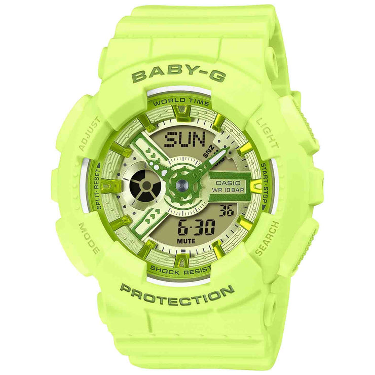 G - Shock BA - 110 Y2K Baby - G Ana - Digi Yellow - Watches.com - BA110YK - 3A