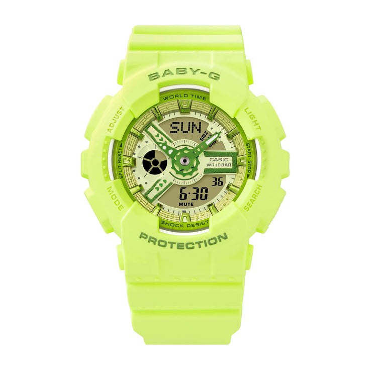 G - Shock BA - 110 Y2K Baby - G Ana - Digi Yellow - Watches.com - BA110YK - 3A