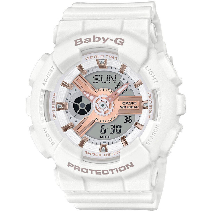 G - Shock BA110RG Baby - G White Rose Gold - Watches.com - BA110RG - 7A