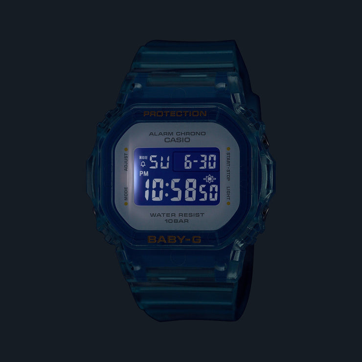 G - Shock BGD565 Digital Summer Jelly Blue - Watches.com - BGD565SJ - 2