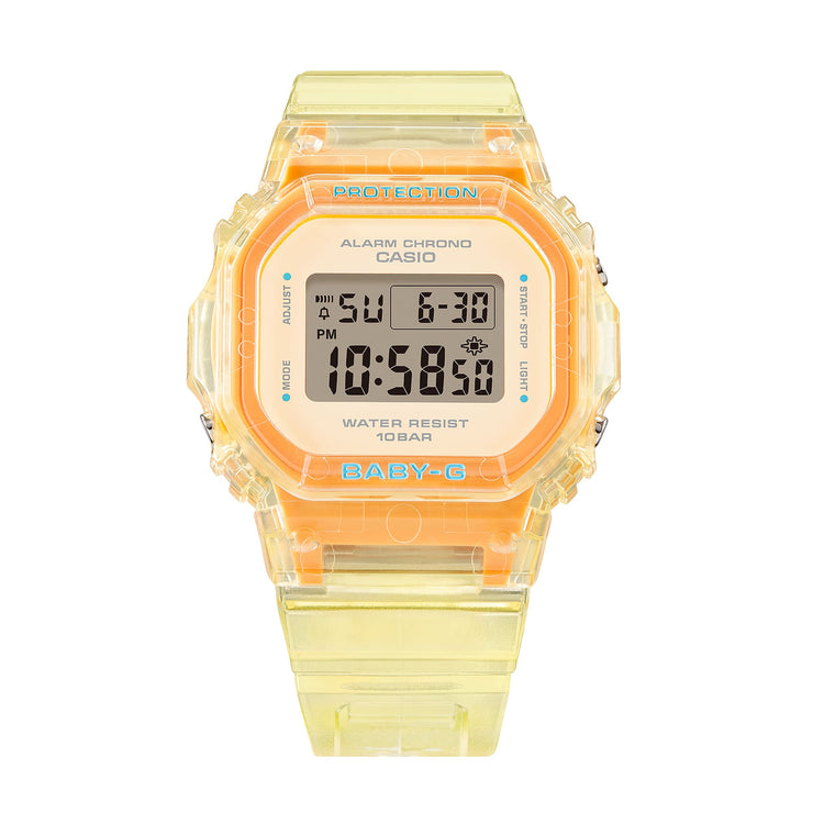 G - Shock BGD565 Digital Summer Jelly Yellow - Watches.com - BGD565SJ - 9