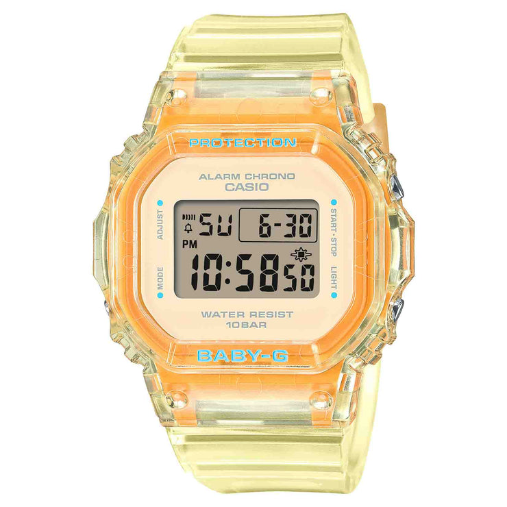 G - Shock BGD565 Digital Summer Jelly Yellow - Watches.com - BGD565SJ - 9