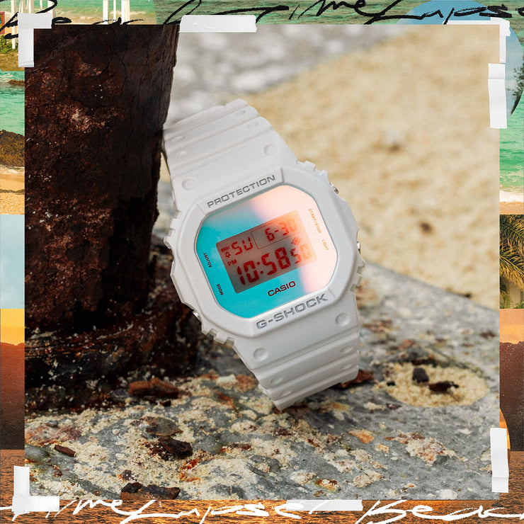 G - Shock DW5600 Beach Digital Gradient White - Watches.com - DW5600TL - 7