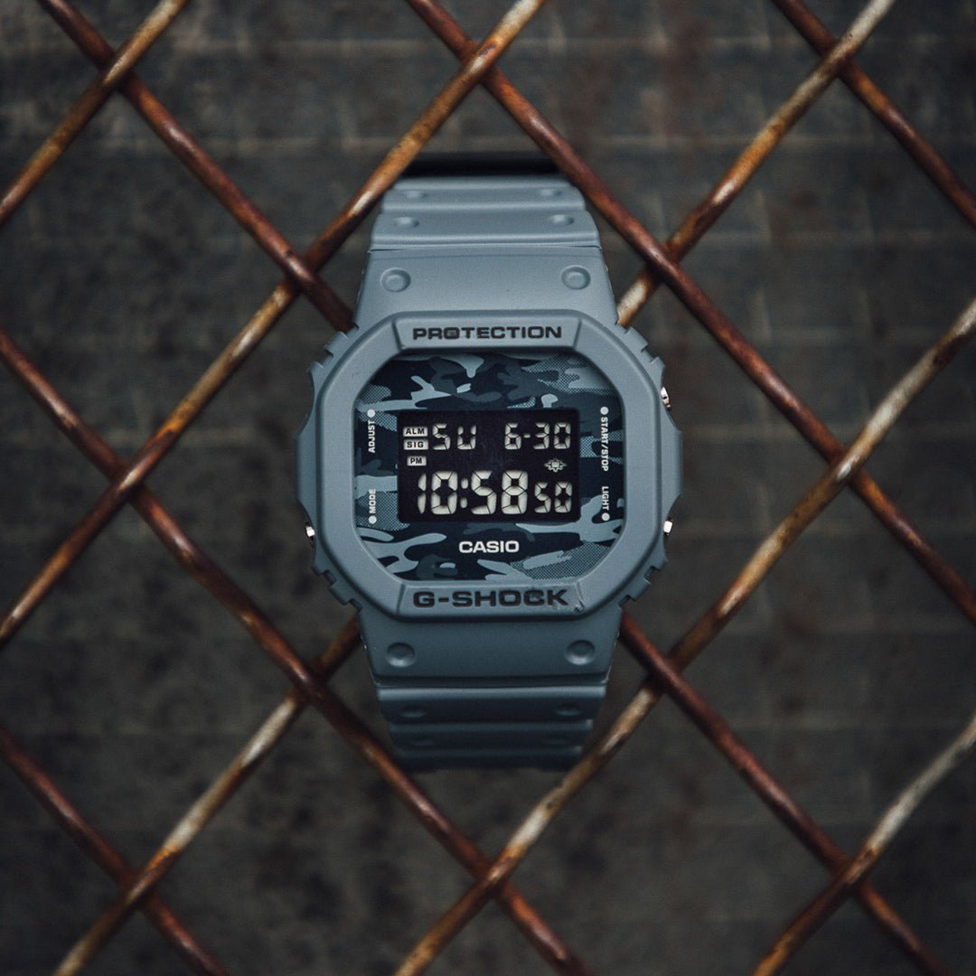 G-Shock DW5600 Camo Utility Blue