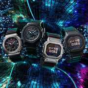 G - Shock DW5600 Rainbow Brick Wall Digital Black - Watches.com - DW - 5600RW - 1