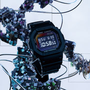 G - Shock DW5600 Rainbow Brick Wall Digital Black - Watches.com - DW - 5600RW - 1