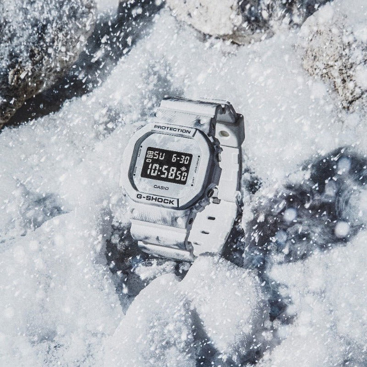 G - Shock DW5600 Snow Camouflage Limited Edition - Watches.com - DW5600GC - 7