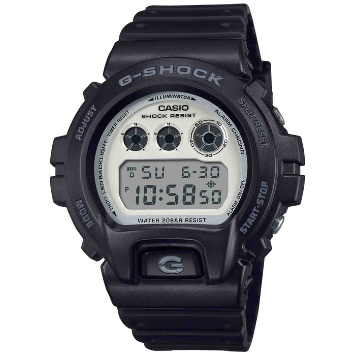 G-Shock DW6900 Digital Brilliant White angled shot picture