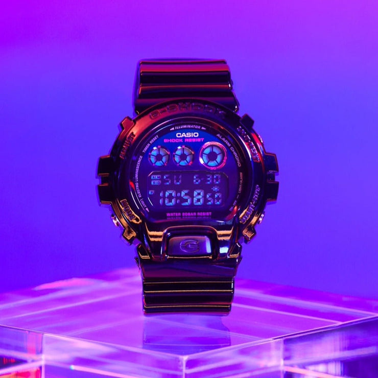 G - Shock DW6900 Gamer's Rainbow Black - Watches.com - DW6900RGB - 1