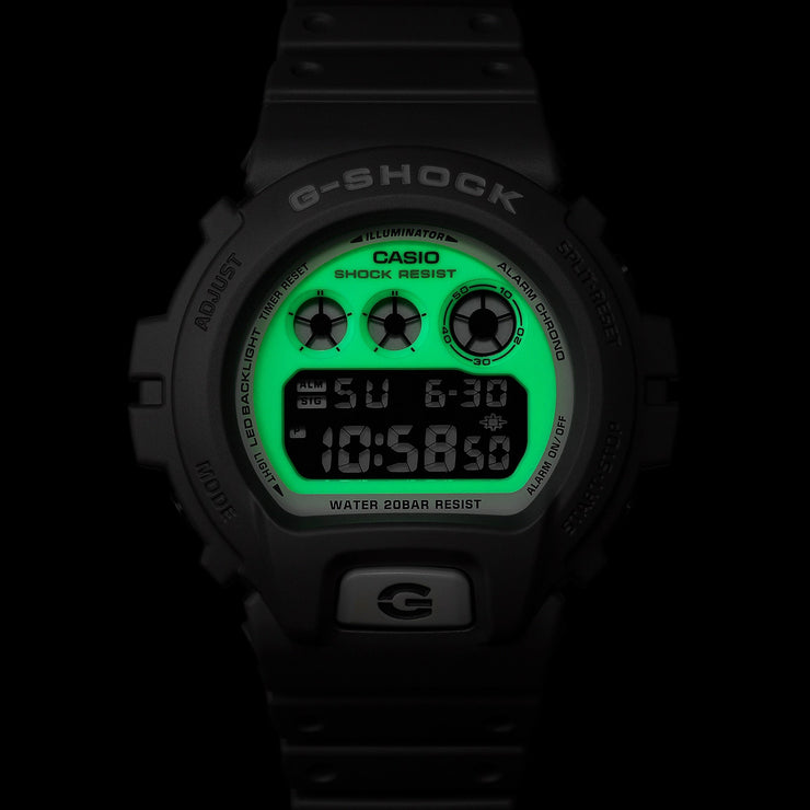 G - Shock DW6900 Hidden Glow Digital Gray - Watches.com - DW6900HD - 8