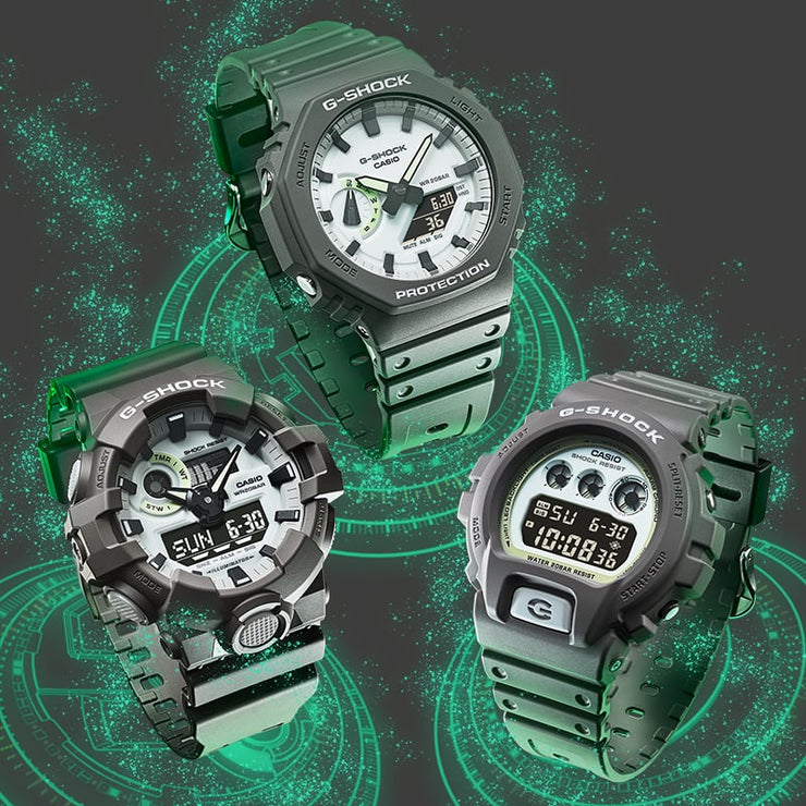 G shock dark green on sale