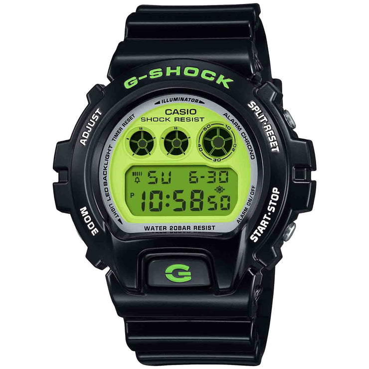 G - Shock DW6900 Vibrant Black - Watches.com - DW6900RCS - 1