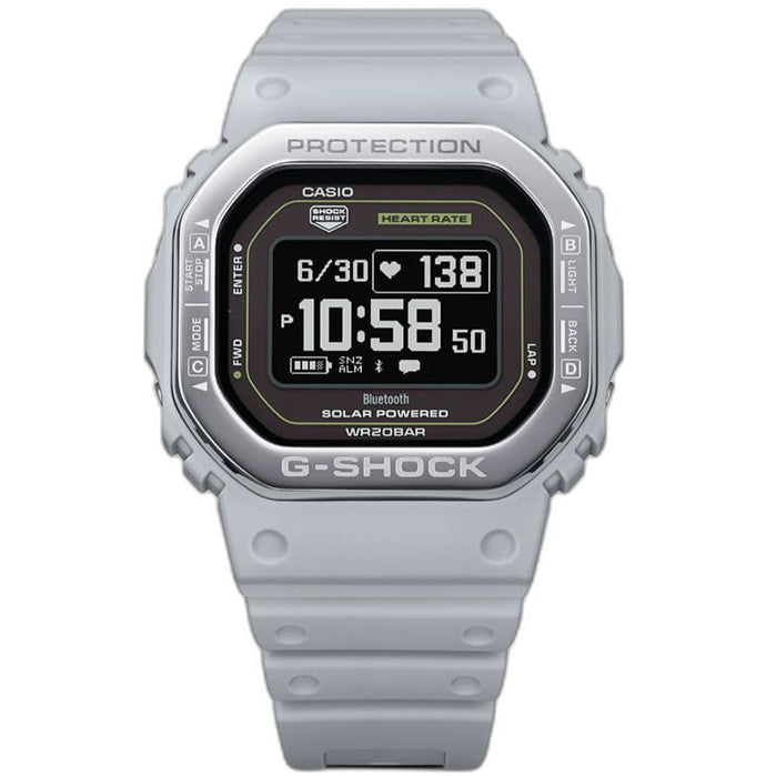 G-Shock DWH5600 G-Squad Bluetooth Gear Oximeter Gray angled shot picture