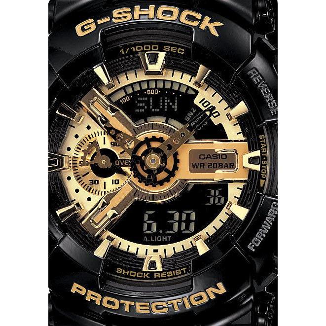 G - Shock GA - 110GB Black & Gold Special Edition Ana - Digi Black Gold - Watches.com - GA110GB - 1A