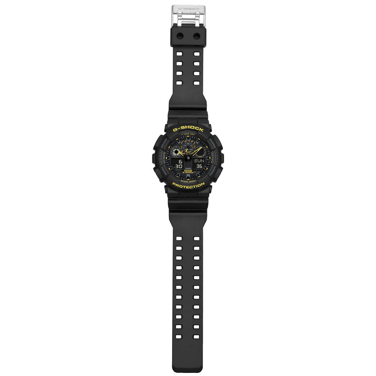 G - Shock GA100 Ana - Digi Black Yellow - Watches.com - GA100CY - 1A