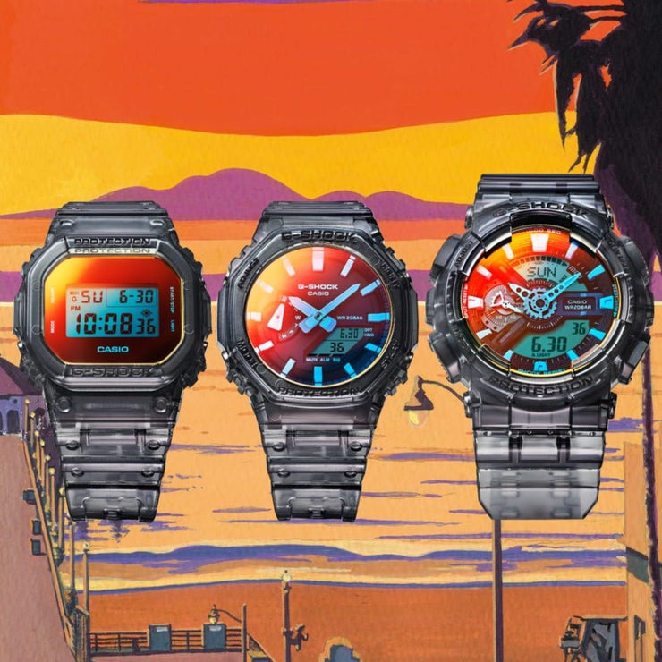 G - Shock GA110 Beach Ana - Digi Gradient Gray - Watches.com - GA110TLS - 8A