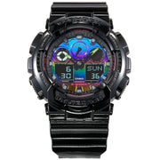 G - Shock GA110 Gamer's Rainbow Black - Watches.com - GA100RGB - 1A