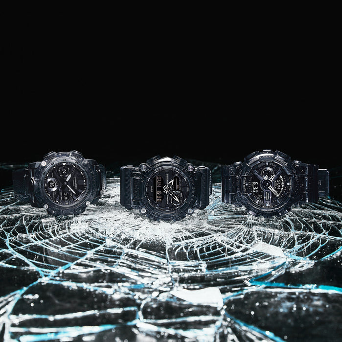 G-Shock GA2000 Transparent Gray angled shot picture