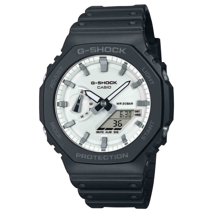 G - Shock GA2100 Ana - Digi Brilliant White - Watches.com - GA2100WD - 1A