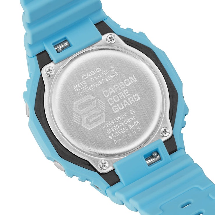 G - Shock GA2100 Ana - Digi Light Blue - Watches.com - GA2100 - 2A2