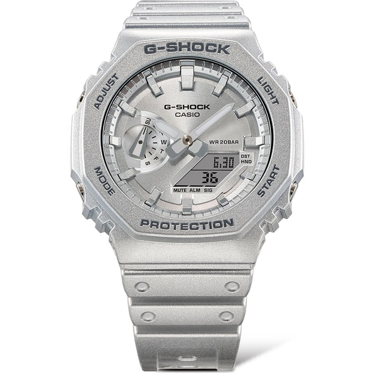 G - Shock GA2100 Forgotten Future Ana - Digi Silver - Watches.com - GA2100FF - 8A