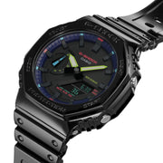 G - Shock GA2100 Gamer's Rainbow Black - Watches.com - GA2100RGB - 1A