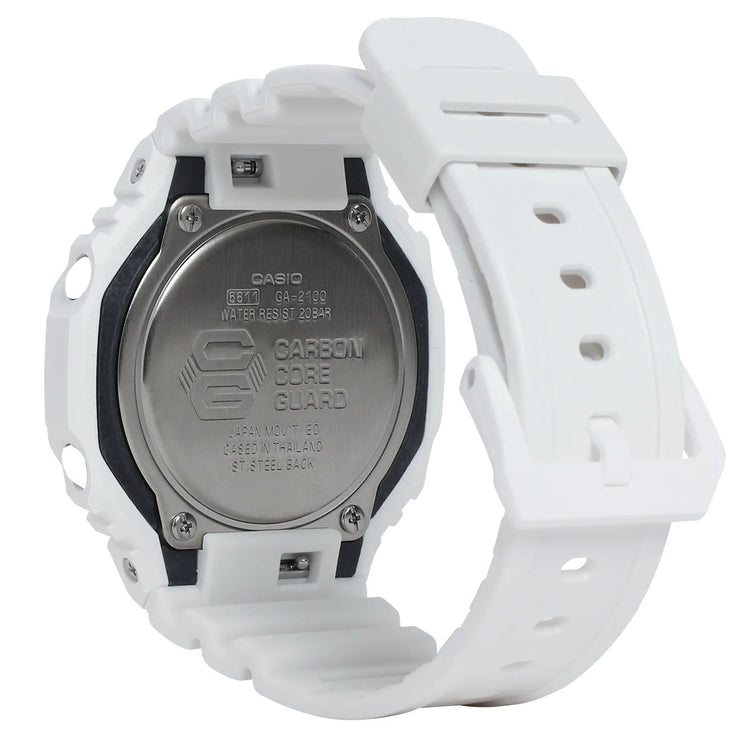 G - Shock GA2100 White Black - Watches.com - GA2100 - 7A