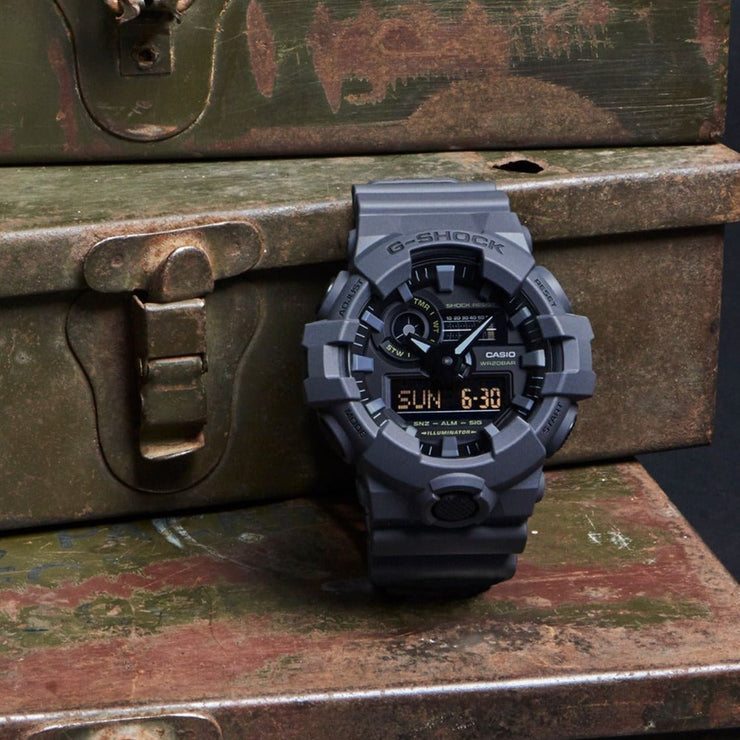 G - Shock GA700 Ana - Digi Gray - Watches.com - GA700UC - 8A