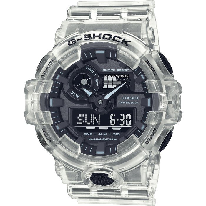 G - Shock GA700 Transparent White - Watches.com - GA700SKE - 7A