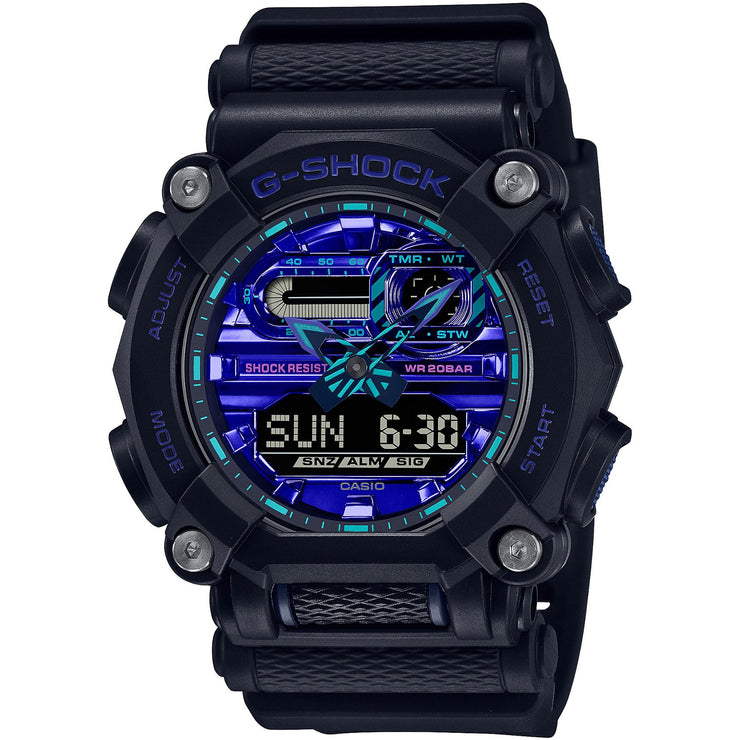 G - Shock GA900 Black Violet Black - Watches.com - GA900VB - 1A