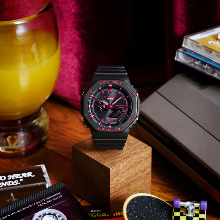 G - Shock GAB2100 Ignite Red Series - Watches.com - GAB2100BNR1A