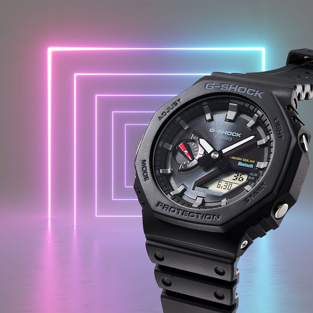 G Shock GAB2100 Tough Solar Black Watches