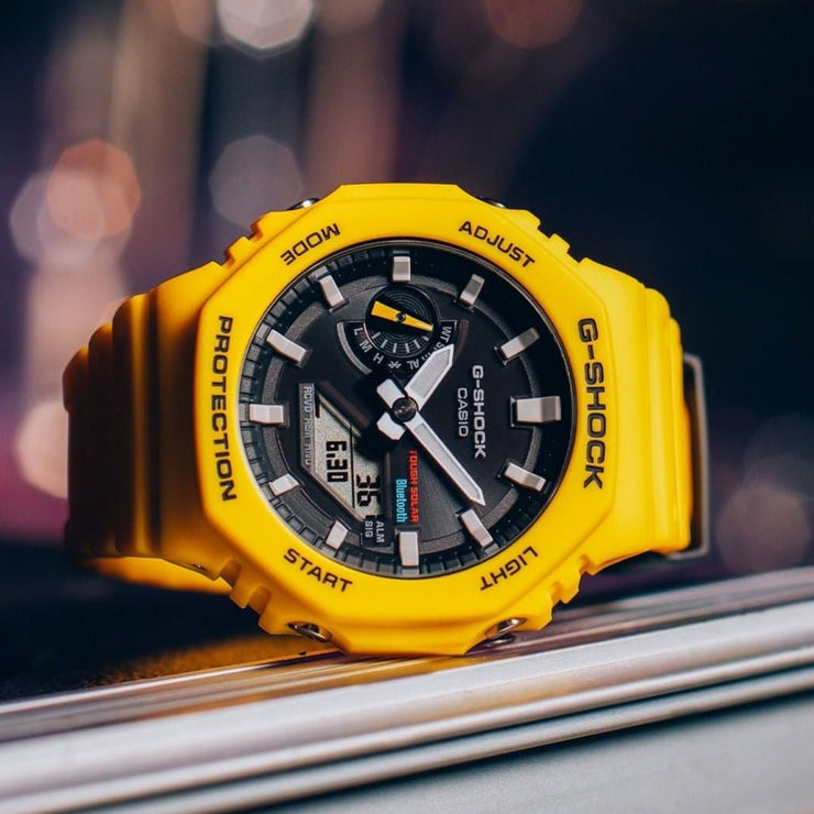 G - Shock GAB2100 Tough Solar Yellow - Watches.com - GAB2100C - 9A