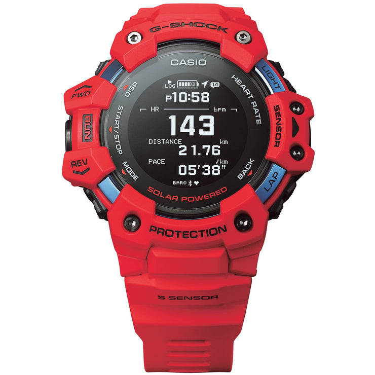 G - Shock GBDH1000 Heart - Rate Monitor Smartwatch All Red - Watches.com - GBDH1000 - 4