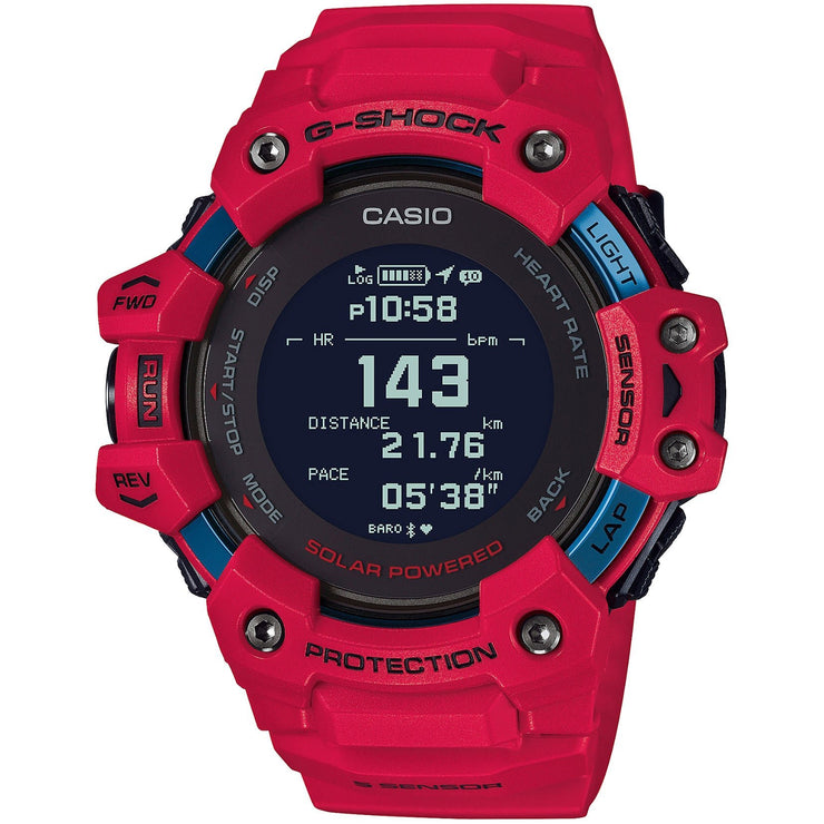 G - Shock GBDH1000 Heart - Rate Monitor Smartwatch All Red - Watches.com - GBDH1000 - 4