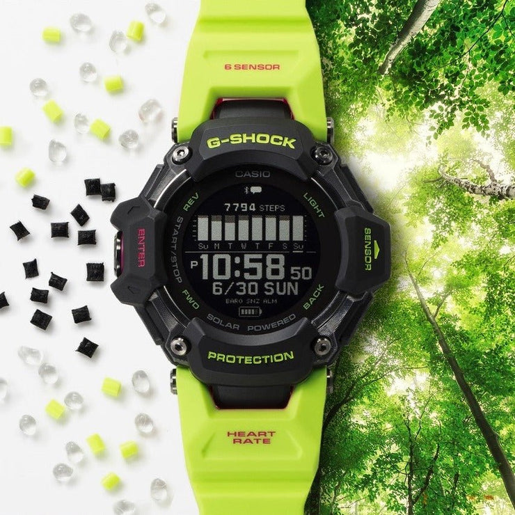 G - Shock GBDH2000 Move HRM+GPS Neon Yellow - Watches.com - GBDH2000 - 1A9